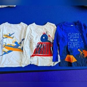 3 long sleeve Old Navy shirts. 4T.